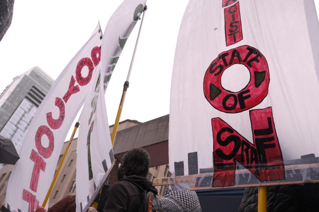 The banners.