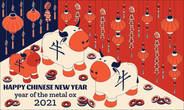 Chinese New Year of the White Metal Ox