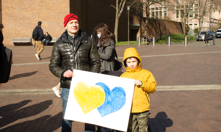 Families, friends, colleagues, professors of the University of Washington (UW) unite to speak up against Putin’s aggression.