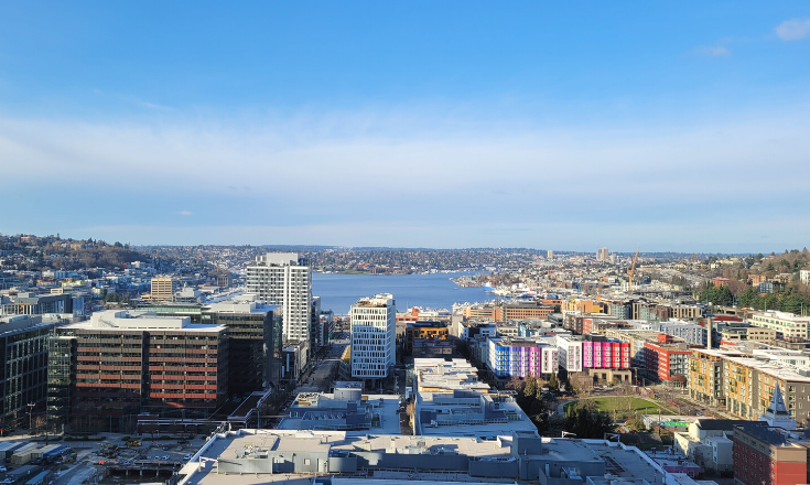 An over view of Seattle's South Lake Union